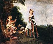 WATTEAU, Antoine The Dance oil on canvas